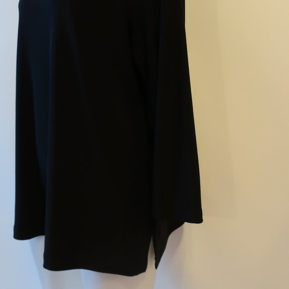SIMPLI BLACK PULL-OVER BLOUSE TOP SZ XL * - Picture 6 of 10